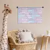 Roze - Parel - Glans - Muur Wandkleed katoen klein 269 -wsfeer5_kind