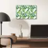 Monstera - Palmblad - Jungle - Tropisch aluminium wit klein -sfeer5