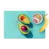 Avocado - Groen - Pit - Schaduw Placemat vinyl groot -zzzproduct_Kitchenyeah-website