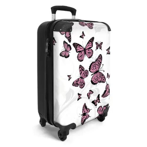 Vlinderzee Koffer - NBS - Handbagage middel -productfoto_3d