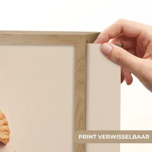 Koekje - Kruimels - beige Light Box met batterij (Wandlamp) middel -USP_websiteprintNL