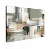 Penseelstreken - Abstract - Aardetinten canvas 2cm klein -z3d