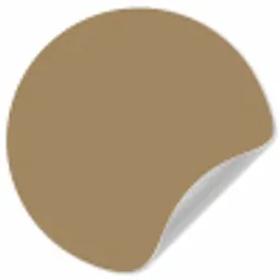 Palet - Beige - Interieur Wandcirkel behangsticker klein 186 -3d