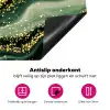 Gouden Storm op Groen Marmer Inductie beschermer vinyl 3mm klein -wsfeer4_website