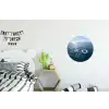 Oceaan - Zwemband - Horizon Wandcirkel aluminium klein -kinderkamer