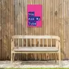 Valentijn - Tekst - Love Tuinposter op houten frame 2 cm dik klein -sfeer4