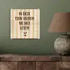Tuin - Quote - Strepen - Zomer plexiglas 5mm klein -sfeer3