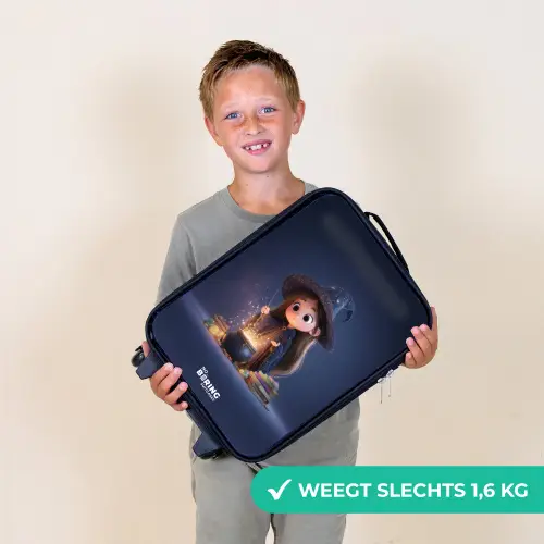 Betoverend meisje met ketel Kinderkoffer - Zwart klein -sfeer4_NL
