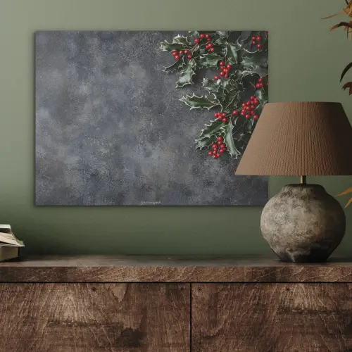 Winter - Hulst - Kerst - Beton PET vilt klein -sfeer2