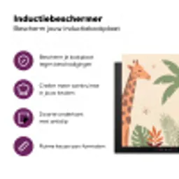 Dieren - Tropisch - Safari - Kleurrijk Inductie beschermer vinyl 3mm middel -zzzzzzz-cc-usp