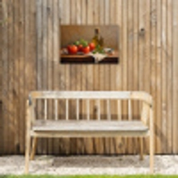 Tomaten - Olijfolie - Stilleven Tuinposter op houten frame 2 cm dik klein -sfeer4