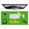 Mij niet bellen - Telefoon - Groen Muismat XXL klein -3d