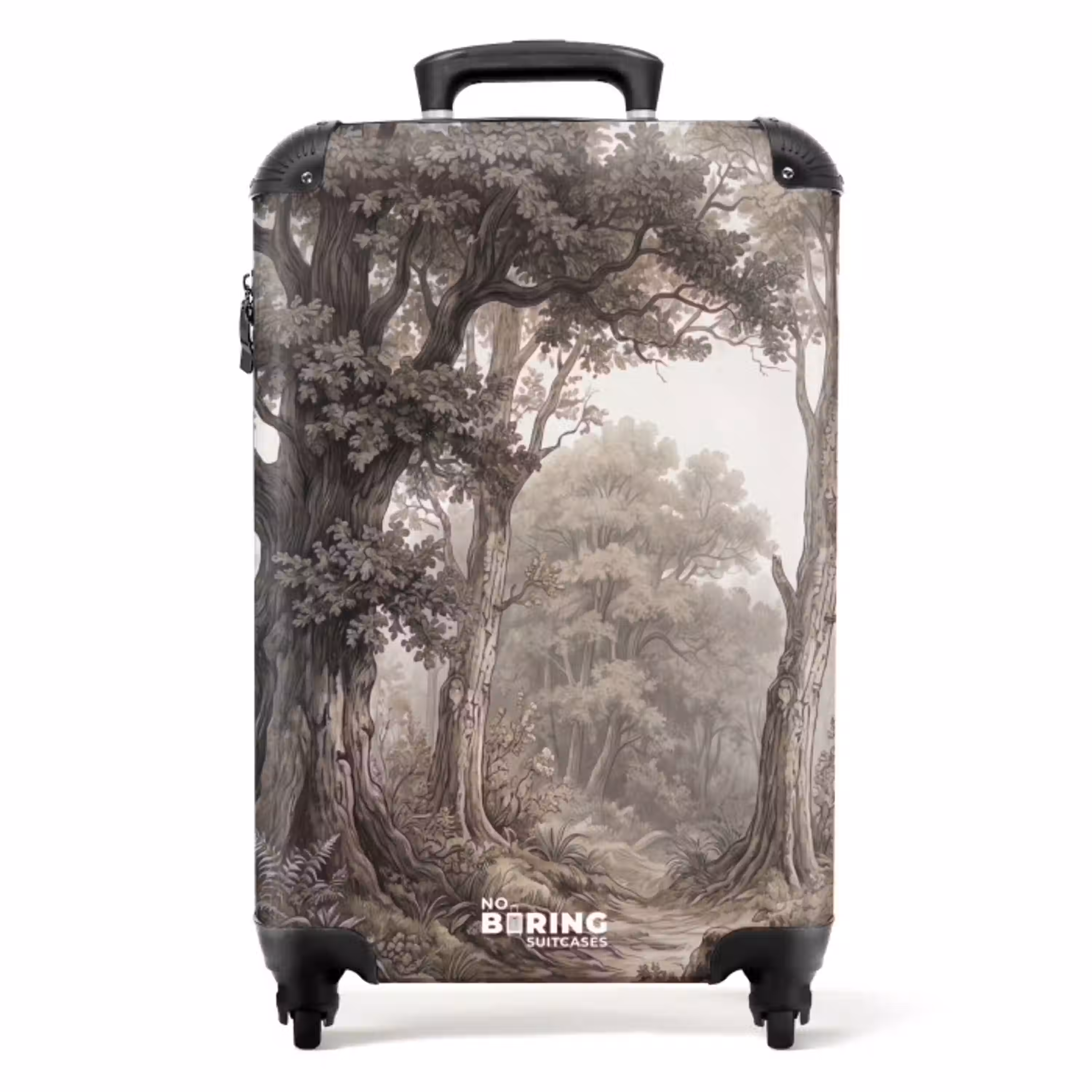 Natuur - Bos - Eik NBS - Handbagage koffer - Volwassenen Unisex middel -productfoto_recht