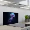 Tentakels - Kwal - Paars - Sprankeling keuken achterwand spatscherm klein -3d_schuin