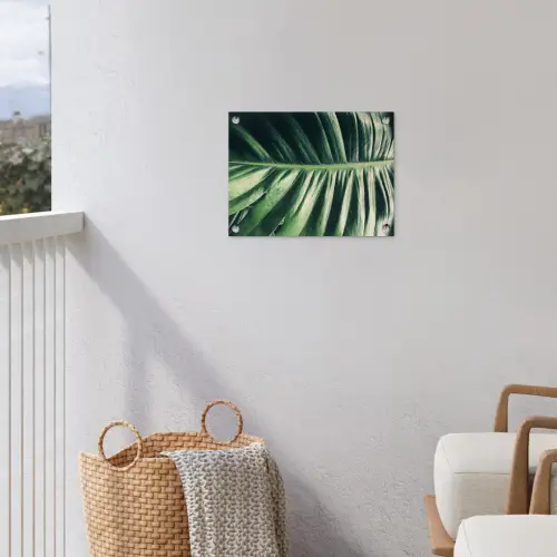 Bladeren - Tropisch - Jungle tuinposter los doek klein -sfeer8