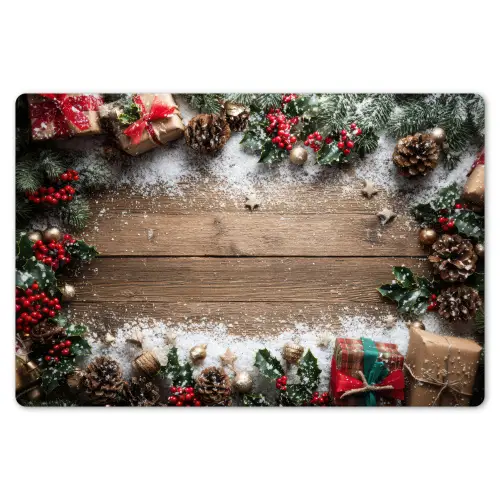 Kerstdecoratie - Geschenken - Hout - Veelkleurig Placemat vinyl groot -zzsfeer1_Kitchenyeah-website