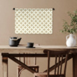 Symmetrisch - Motief - Beige Wandkleed katoen klein 269 -sfeer6