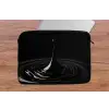 Zwart - Water - Druppel laptophoes neopreen klein -tafel