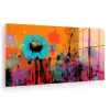 Zonnebloemen - Abstract - Oranje plexiglas 5mm klein -zzzproduct_nieuw
