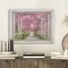 Japans - Sakura - Bloesem - Boom - Bloesem takken - Doorkijk PET vilt klein -sfeer1