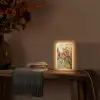 Boom - Abstract - Natuur - Kunst Light Box met kabel (Tafellamp) klein -sfeer4