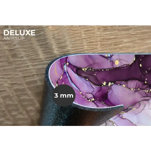 Marmer - Roze - Paars - Gold Placemat vinyl groot -closeup