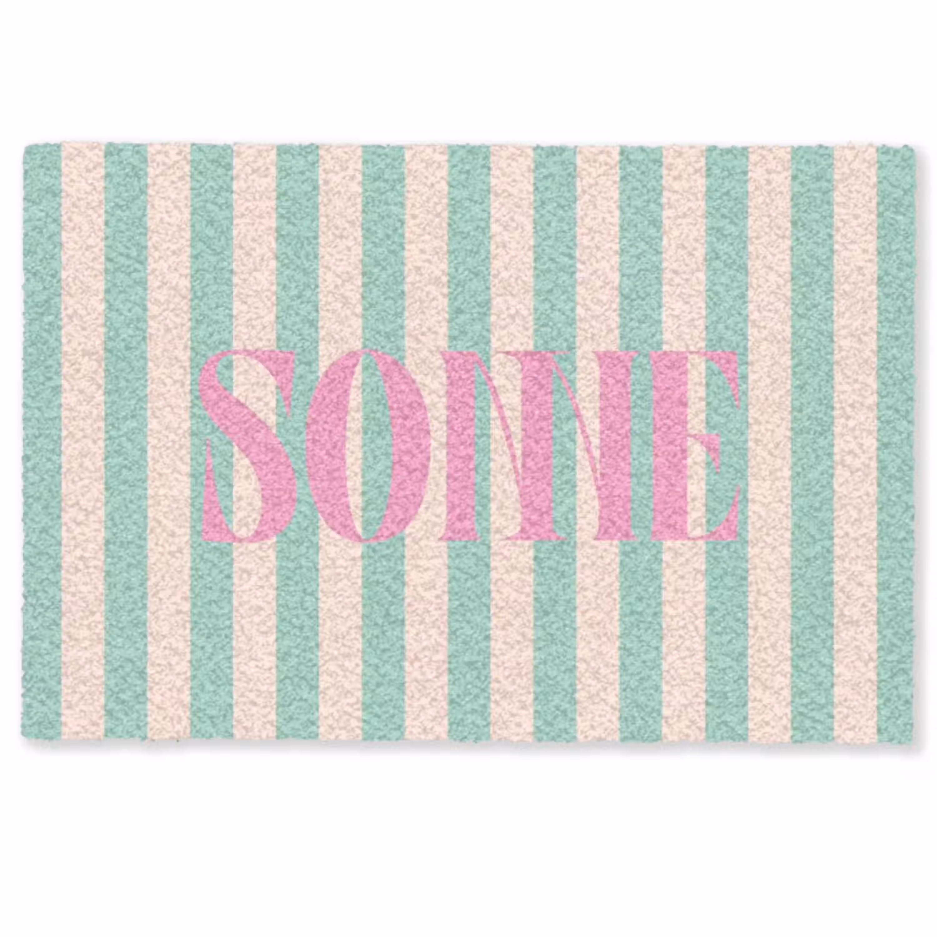 Roze - Groen - Strepen - Sonne Deurmat klein -zkaufland3d