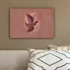 Illustratie - Vogels - Abstract - Roze canvas 2cm klein -sfeer3
