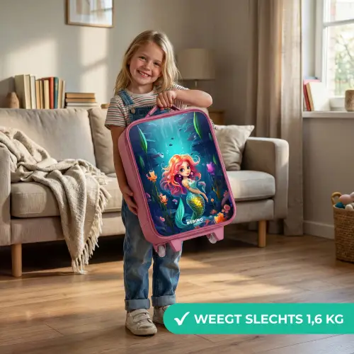 Koraal koningin Kinderkoffer - Roze klein -sfeer2_NL