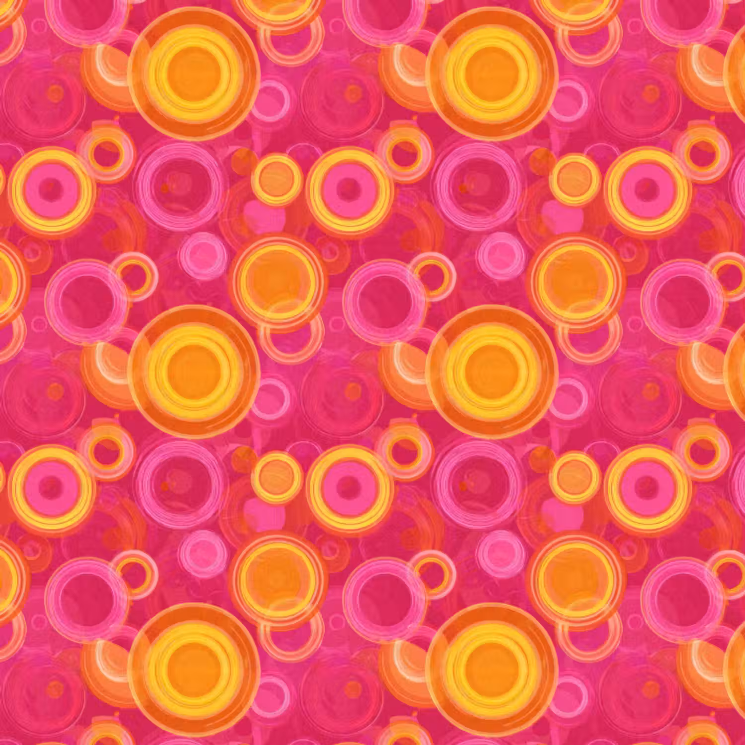 Behang - Cirkels - Design - Kleurrijk