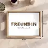 Freundin - Buchstaben-Collage Dienblad Rechthoek middel -USP_Formaat