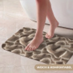 Waaiervorm - Beige - Vezel textuur Badmat klein 997 -USP_ZachtDE