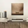 Bootje - Blaadjes - Goud - Water aluminium wit klein -sfeer1