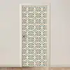 Patroon - Klassiek - Kleurrijk deurposter klein 289 -3d_beige