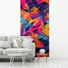 Abstract - Vormen - Kleurrijk fotobehang vinyl groot -woonkamer