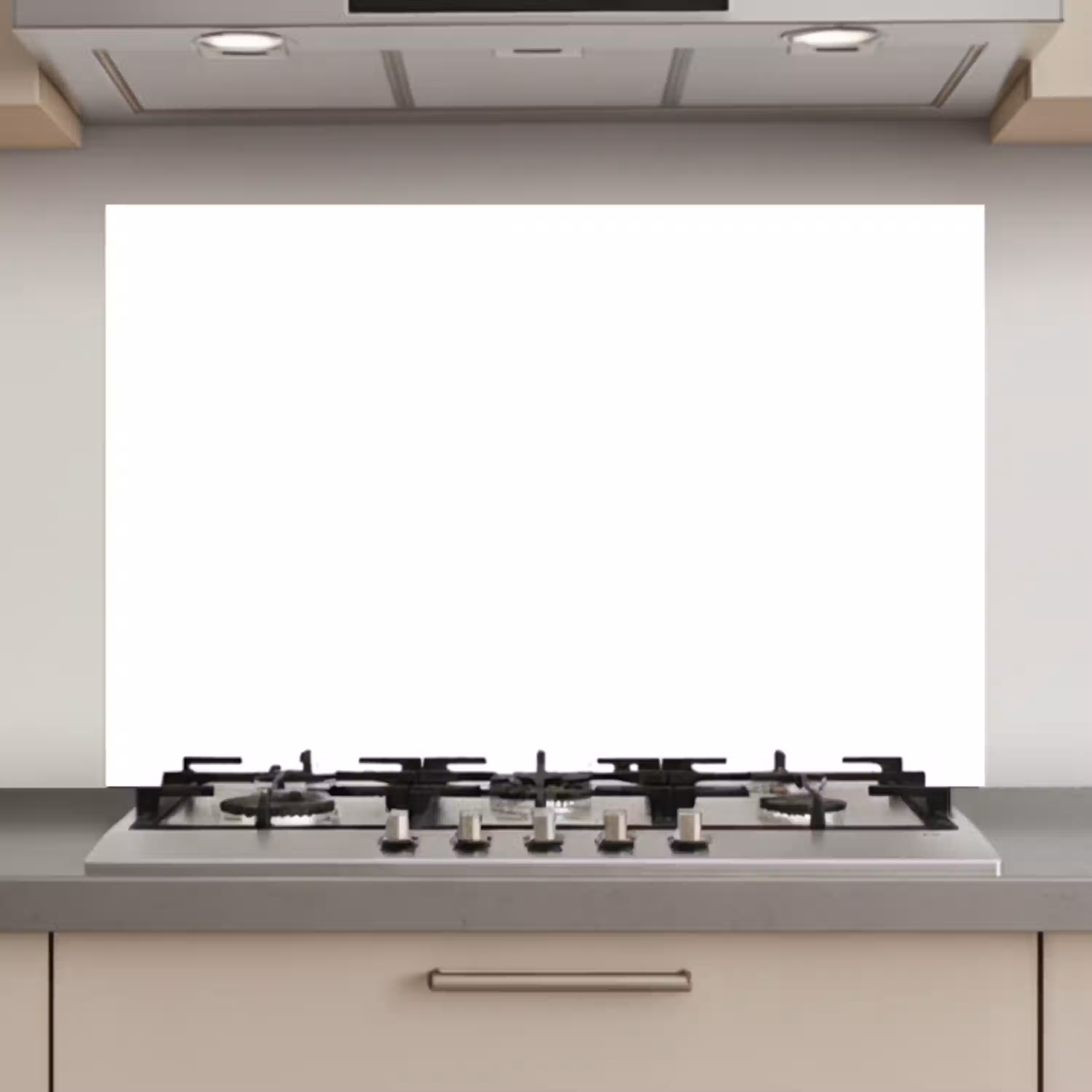 Wit - Kleuren - Neutraal keuken achterwand spatscherm klein 900 -3d_website