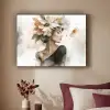 Bloesem - Portret - Gezicht Textielframe - compleet frame klein -sfeer1