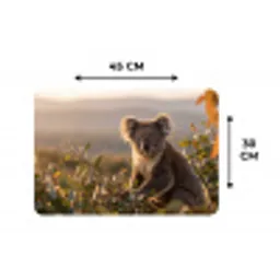 Koala - Bladeren - Ochtendlicht Placemat vinyl groot -specs