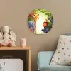 Jungle - Jongens - Meiden - Baby - Olifant - Leeuw - Giraf Wandcirkel kunststof plaat 5mm dik klein -tsfeer1_kind
