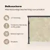 Lichtbeige - Marmer - Diffusie adering Balkonbeschermer Duitsland klein 596 -specs_NL