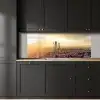 Parijs - Skyline - Zonsondergang - Steden keuken achterwand 2 middel -sfeer1