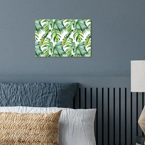Bladeren - Monstera - Jungle - Tropical poster papier klein -sfeer2