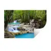 Waterval - Natuur  - Rivier - Bos - Water Muursticker klein -3d