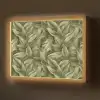Bladeren - Modern - Groen Light Box met batterij (Wandlamp) middel 907 -z3d_website