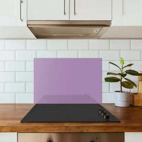 Interieur - Paars - Kleuren - Paarse - Kleur - Effen keuken achterwand spatscherm klein 900 -sfeer2