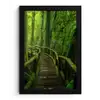 Jungle - Brug - Mos - Natuur - Tropisch fotolijst zwart zonder passe partout klein -3d