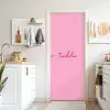 Toedeloe - Roze - Minimalistisch deurposter klein -sfeer5
