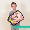 Kitten met regenboog en bloemen Kinderkoffer - Zwart klein -sfeer4_NL