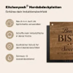 Huiselijke Bistro Beleving Inductie beschermer vinyl 3mm middel -zzzzzzusp-haakje_DE