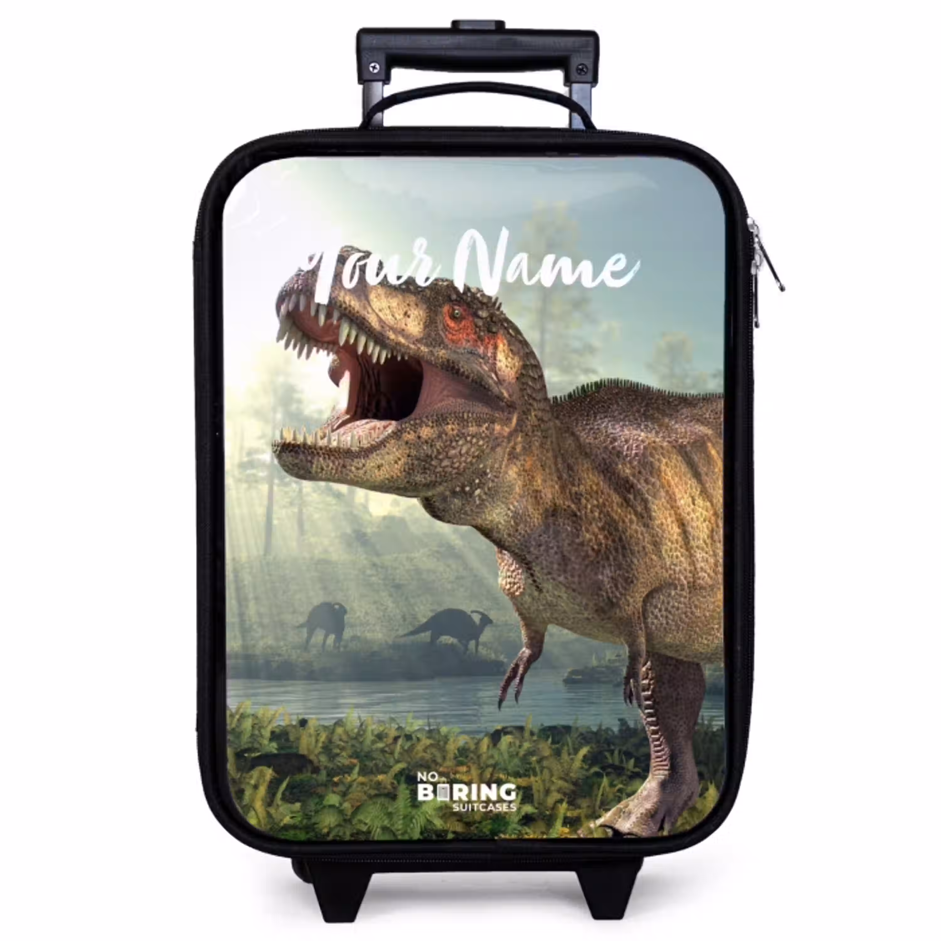Thijs Tyrannosaurus Kinderkoffer - Zwart klein -zzz_website3d